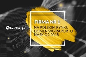 nazwa.pl liderem wśród rejestratorów domen