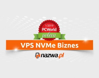 PC World poleca VPS NVMe Biznes od nazwa.pl