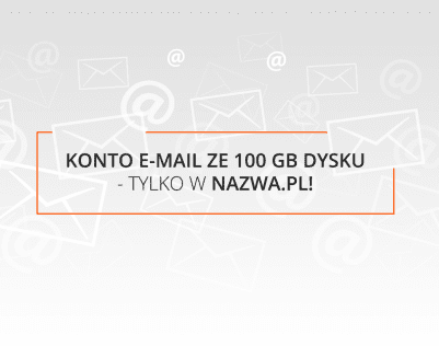 100G na koncie e mail