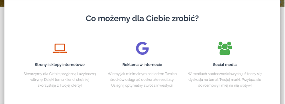 Jak zaprojektować stronę główną? Sprawdź na blogu nazwa.pl jak przygotować skuteczną listę korzyści dla klienta na stronie głównej strony www.