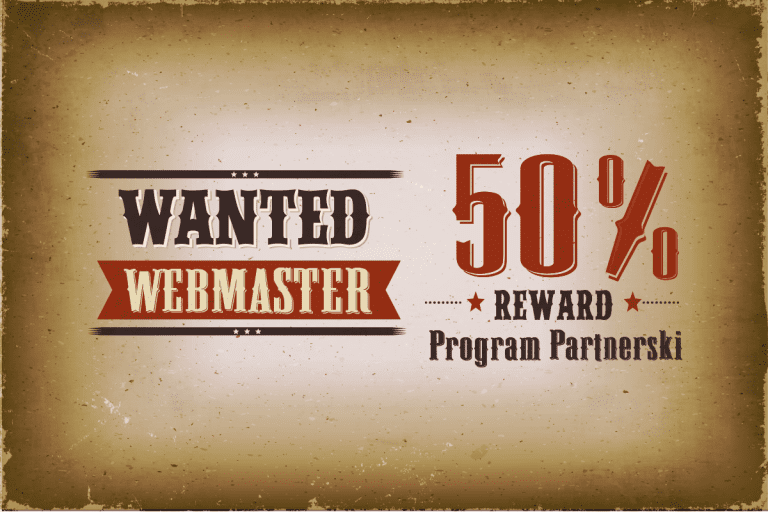 Wanted webmaster - 50% prowizji w Programie Partnerskim nazwa.pl