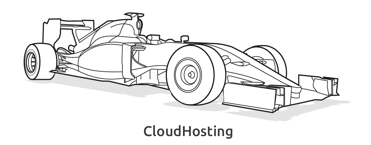 CloudHosting w nazwa.pl jako wyścigówka