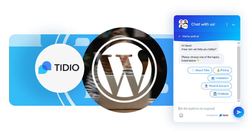 Wtyczna Tidio Live Chat WordPress | nazwa.pl