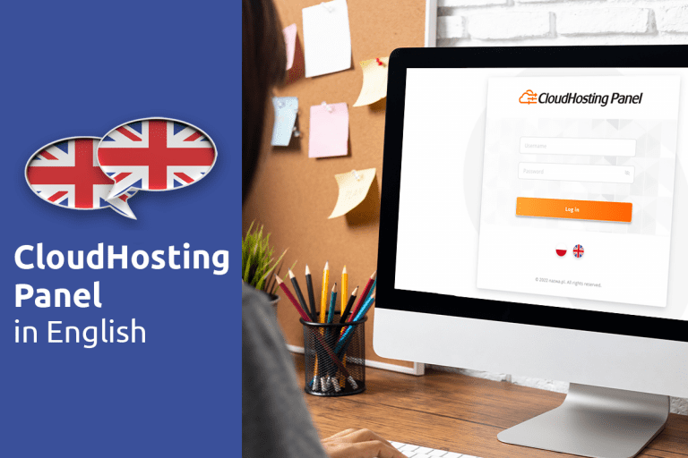 CloudHosting Panel in English | nazwa.pl