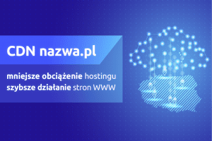 CDN nazwa.pl zmniejsza obciążenie hostingu i przyspiesza działanie stron WWW