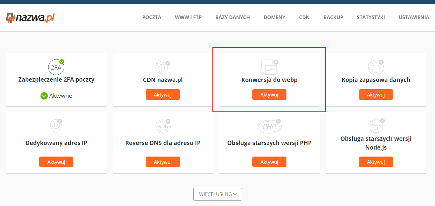 CloudHosting od nazwa.pl