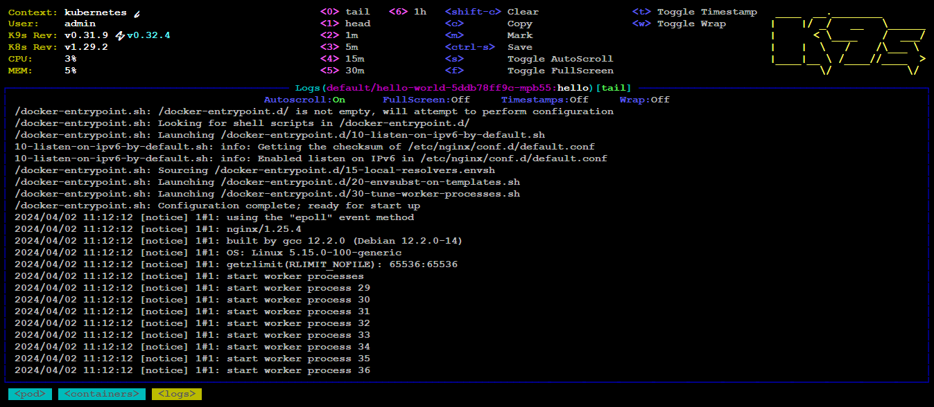 k9sCLI Kubernetes | nazwa.pl