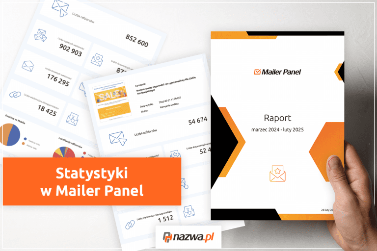 Statystyki w Mailer Panel | nazwa.pl