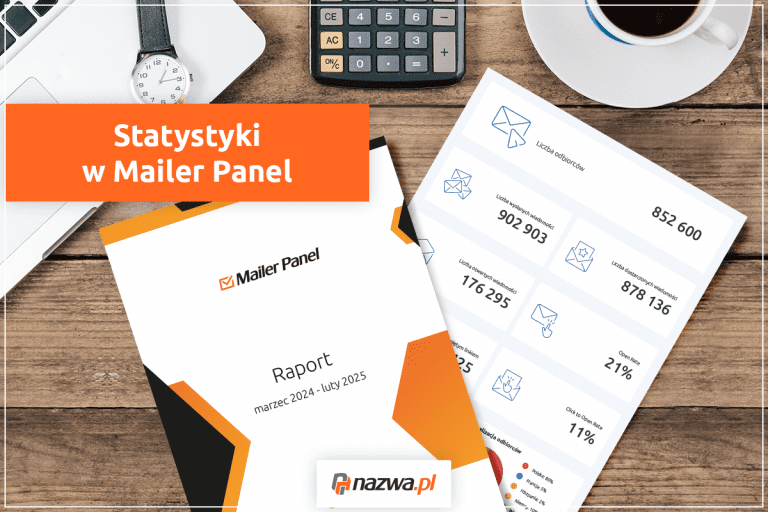 Statystyki i raporty PDF z wysyłanych mailingów | nazwa.pl