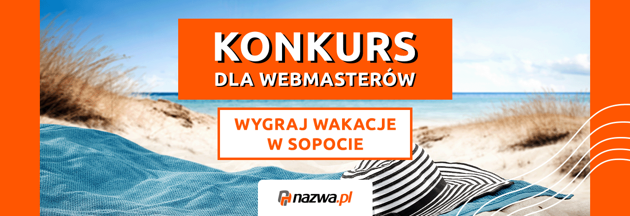 50% prowizji w programie partnerskim nazwa.pl