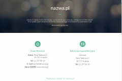 CloudHosting nazwa.pl wizytówka szablon 11