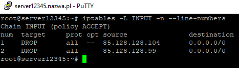 iptables na vps nazwa.pl linux