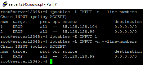 iptables vps linux