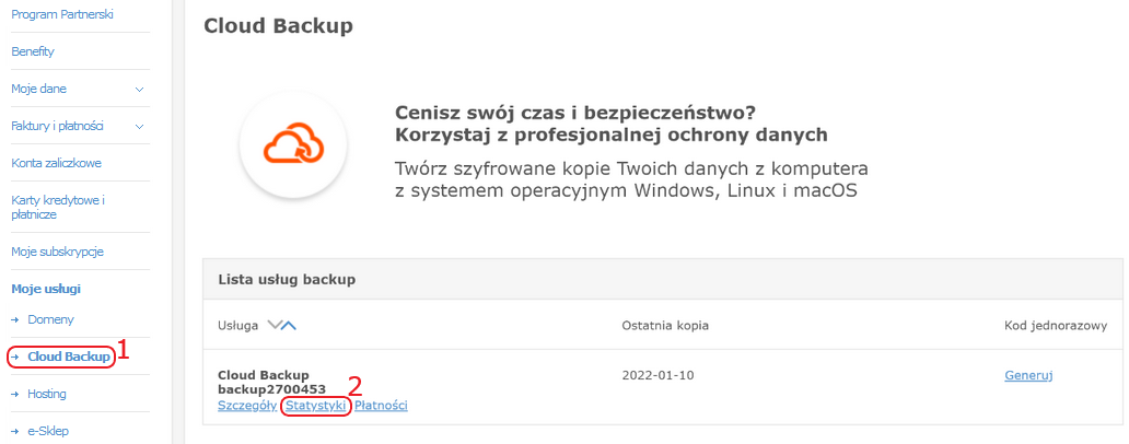 cloud backup pk statystyki