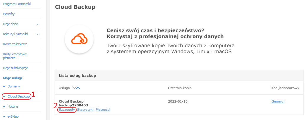 cloud backup pk szczegoly