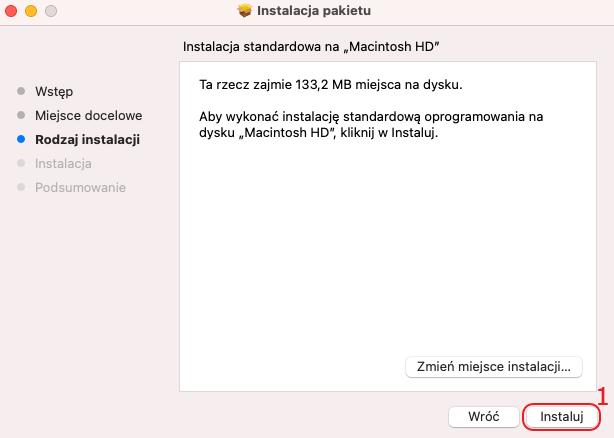 cloud backup linux instalacja krok2 rodzaj instalacji