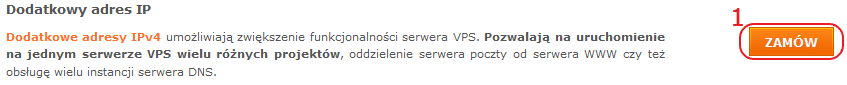 vps uslugi dodatkowe pk dodatkowy ip zamow