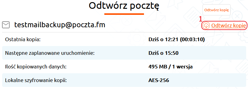 mail backup odtwarzanie odtworz kopie