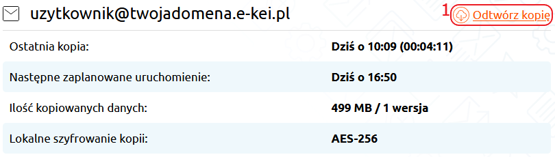 mail backup przenoszenie kei odtworz kopie