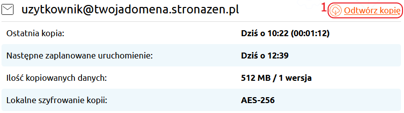 mail backup przenoszenie zenbox odtworz kopie